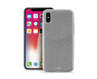 Puro Glitter Shine Cover do iPhone X Silver - 381594 - zdjęcie 3